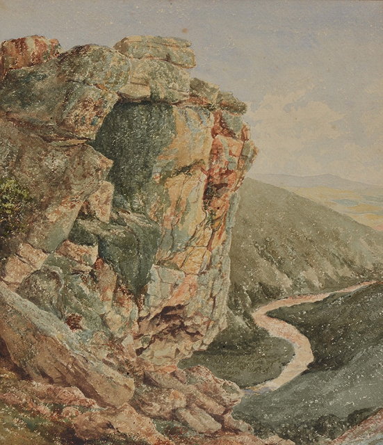 Appraisal: PHILIP MITCHELL - Castle Rock and Bengan Tor Dartmoor inscribed