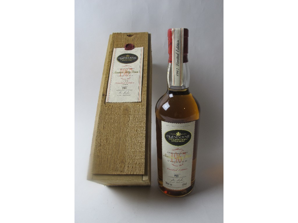 Appraisal: Glengoyne Vintage Limited Edition Single Highland Malt Scotch Whisky distilled