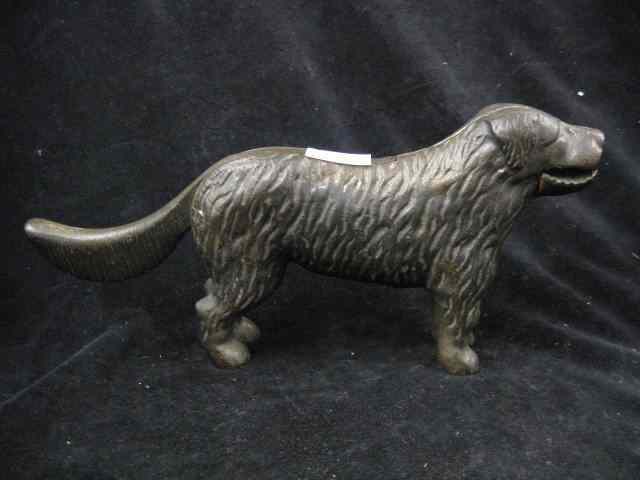 Appraisal: Cast Iron Figural Dog Nutcracker '' tall '' long