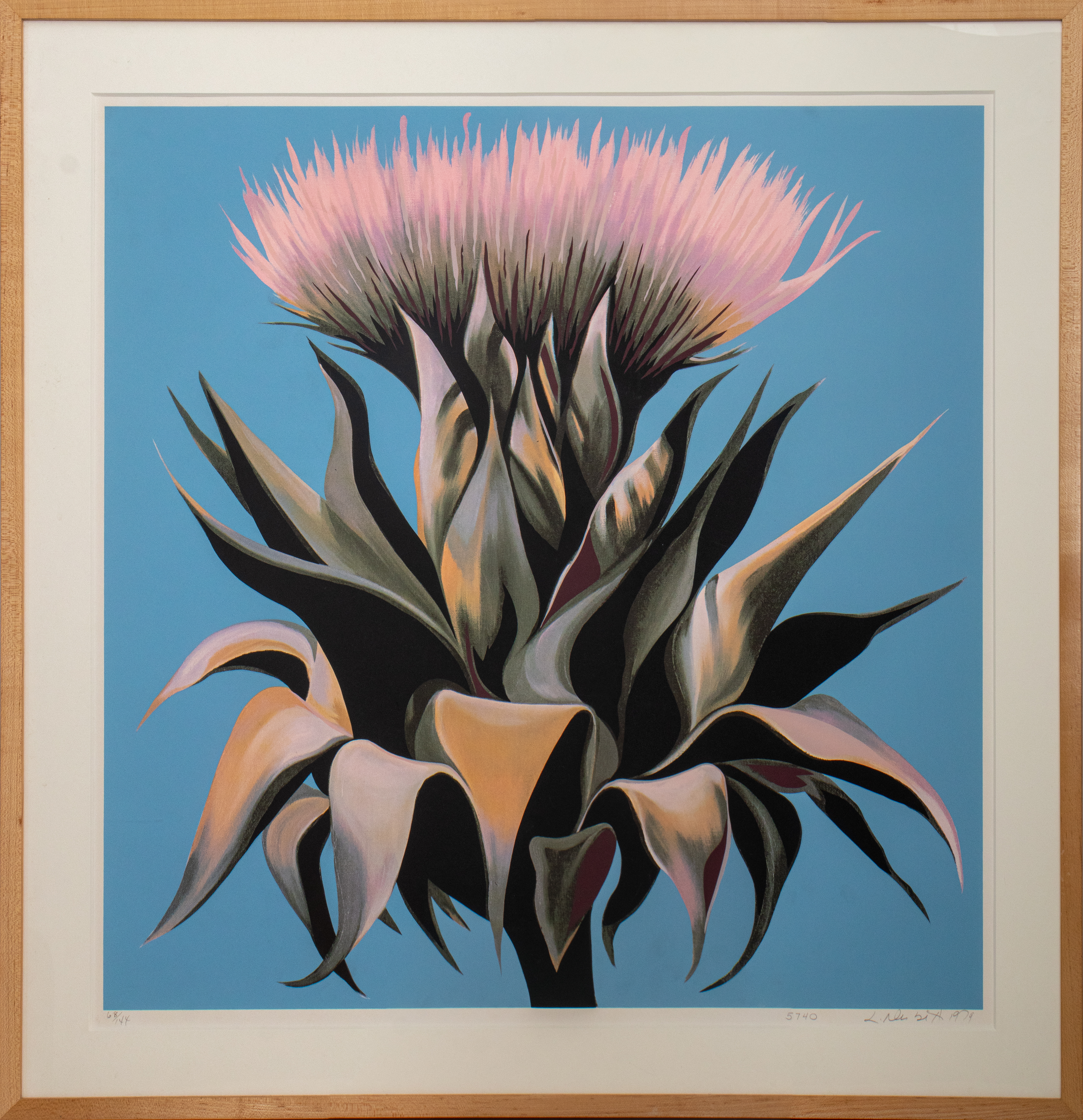 Appraisal: LOWELL NESBITT JERUSALEM ARTICHOKE SCREENPRINT Lowell Nesbitt American - Jerusalem