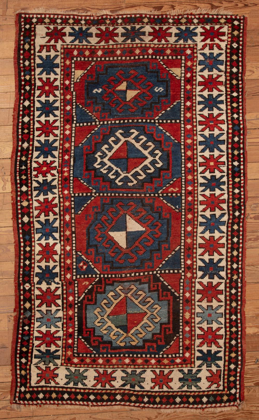 Appraisal: Kazak Rug Southwest Caucasus c ft in x ft in