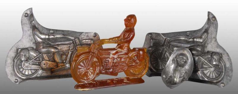 Appraisal: Harley Davidson Motorcycle Chocolate Mold Description s Tin Harley Davidson