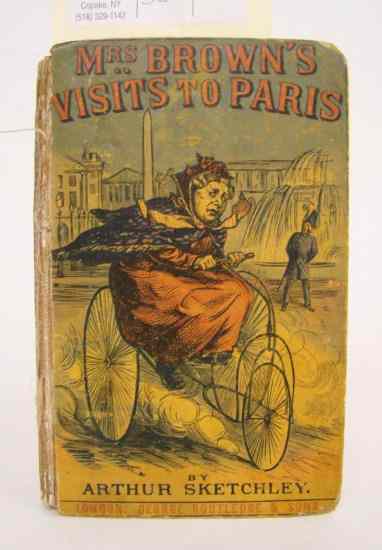 Appraisal: Book Mrs Brown's Visits to Paris by Arthur Sketchley pages