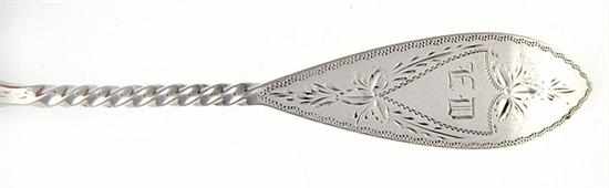 Appraisal: George Sharp coin silver flatware Philadelphia circa comprising -pc child's