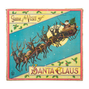 Appraisal: A McLoughlin Bros 'Game of the Visit of Santa Claus'