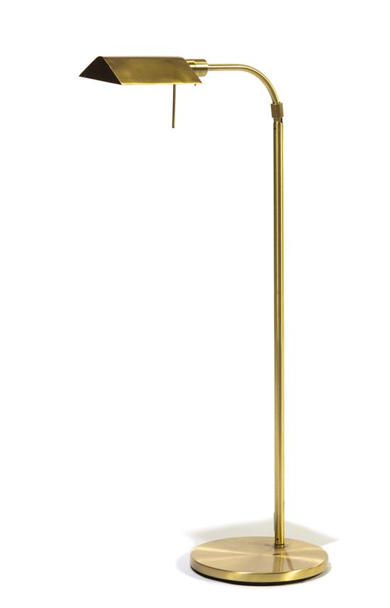 Appraisal: Sale Lot A Brass Floor Lamp Height inches -