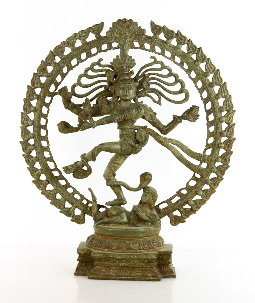 Appraisal: - th th C Bronze Dancing Shiva th or th