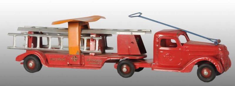 Appraisal: Pressed Steel Buddy L Fire Truck w Original Box Description