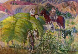 Appraisal: ZUHUR HABIBULLAEV TAJIKISTANI B ZUHUR HABIBULLAEV TAJIKISTANI B The Harvest