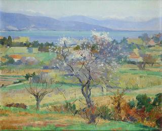 Appraisal: Painting Abel Warshawsky Abel Warshawsky American French - Springtime in