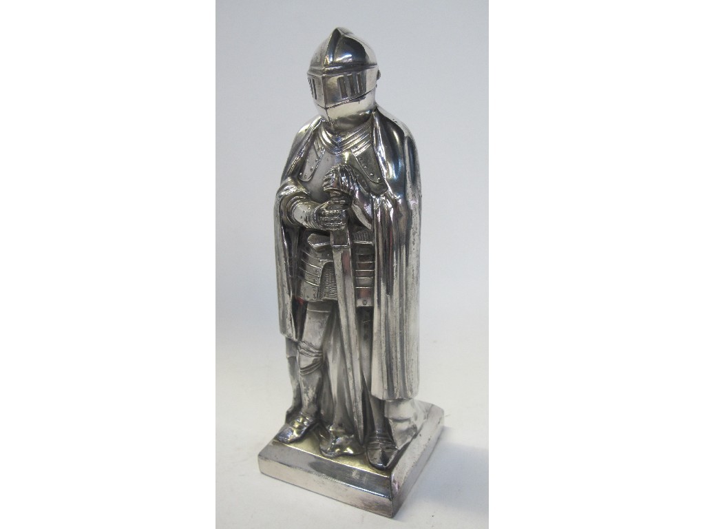 Appraisal: Table lighter modelled as a knight in armour