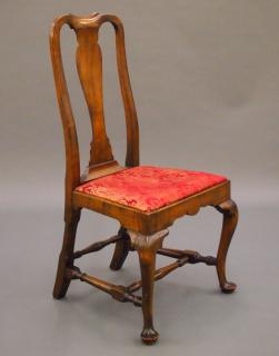 Appraisal: Boston Queen Anne sidechair An th century Boston Queen Anne