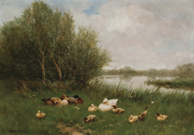 Appraisal: DAVID ADOLF CONSTANT ARTZ Dutch - A Brace of Mallards