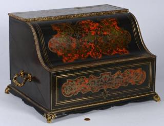 Appraisal: French Napoleon III Boulle Tantalus Set Napoleon III tantulus cordial