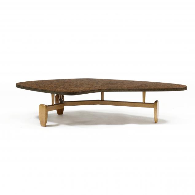 Appraisal: JOHN KEAL AMERICAN B OUTRIGGER COFFEE TABLE s for Brown