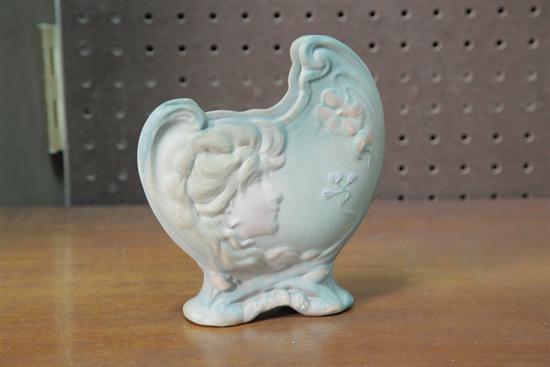 Appraisal: WELLER VASE L'Art Nouveau pattern depicting a Victorian lady on