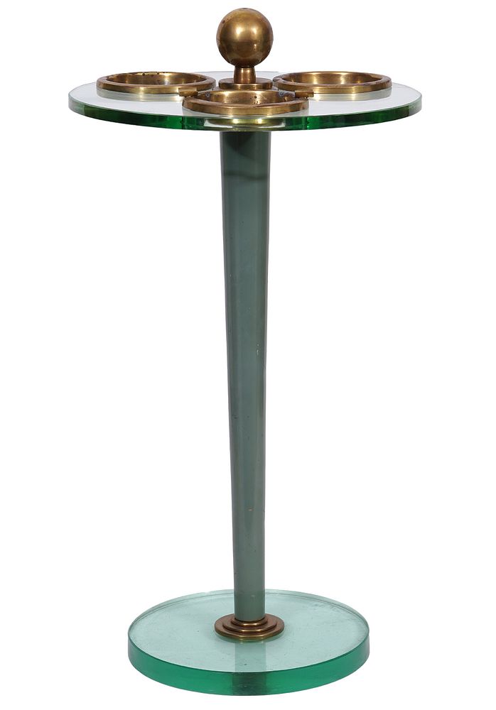 Appraisal: Fontana Arte Vintage Smoking Stand Fontana Arte Vintage Smoking Stand