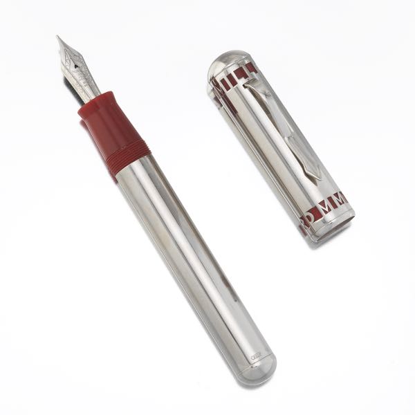 Appraisal: DELTA MIGLIA COMMEMORATIVE STERLING SILVER FOUNTAIN PEN K white gold