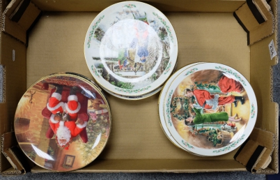 Appraisal: A large collection of royal Doulton Christmas and Celebration wall