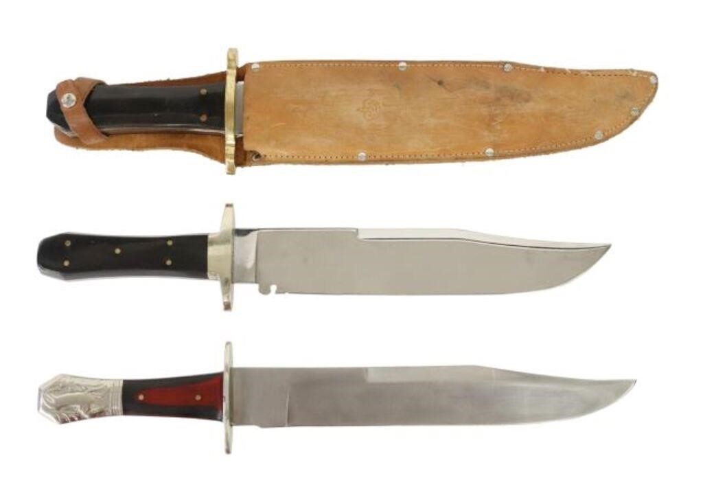 Appraisal: lot of Bowie style knives th c Patrick Henry Liberty