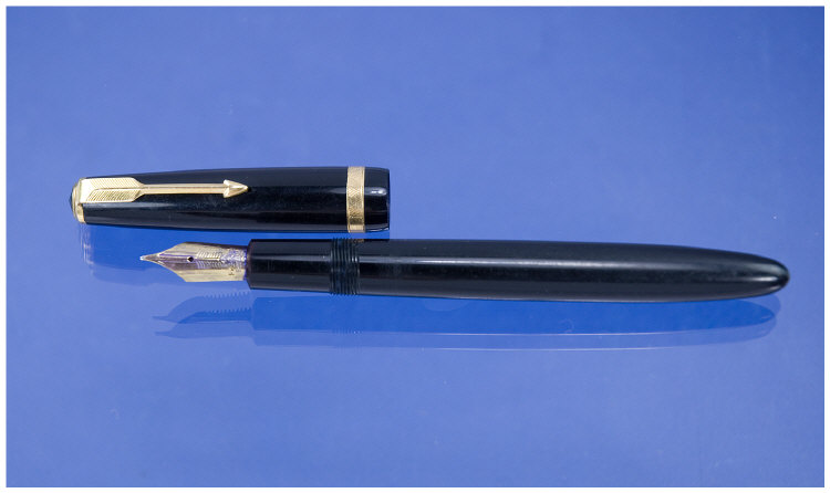 Appraisal: Parker Duofold Maxime in black UK Aerometric filler No Arrow