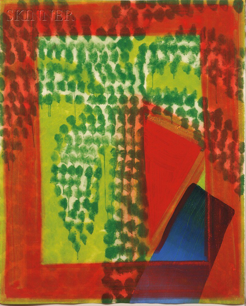 Appraisal: Howard Hodgkin British b Street Palm - edition of published