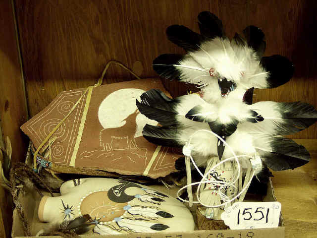 Appraisal: Collection of Southwest decorator items including signed Begay Kachinas a