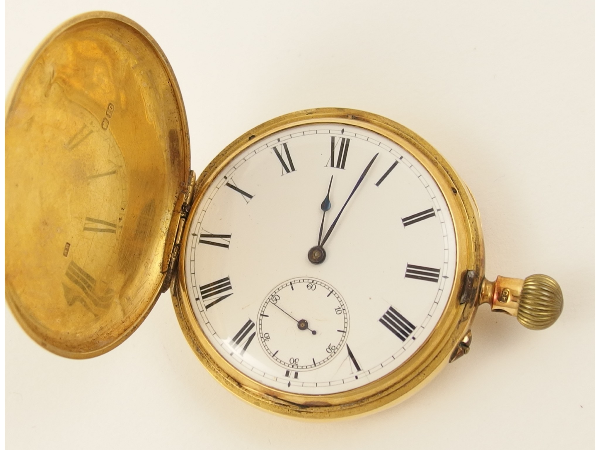 Appraisal: An ct pocket watch total approx weight including mechanism gms