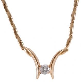 Appraisal: kt Diamond Necklace contemporary link design round brilliant diamond estimated