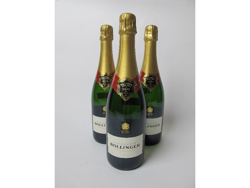 Appraisal: Bollinger champagne cl vol bottles Provenance Viscount Strathallan Stobhall Perthshire