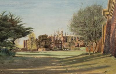 Appraisal: John Doyle born Eton College and Chapel signed and dated