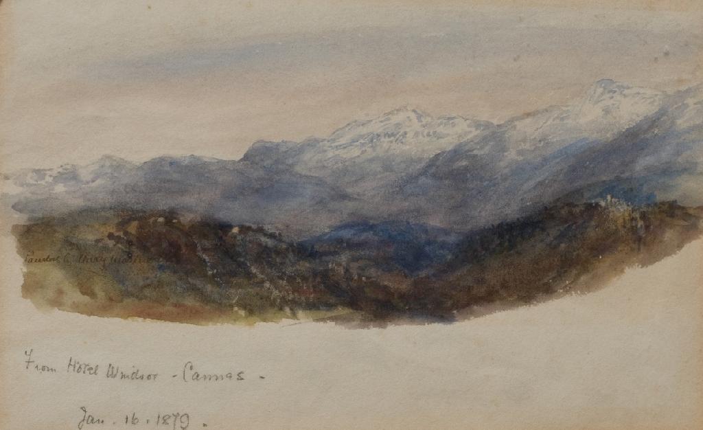 Appraisal: MARY WEATHERILL - FROM HOTEL WINDSOR AND ESTEREL MOUNTAINS FROM