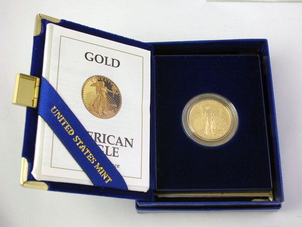 Appraisal: proof one half ounce gold American eagle