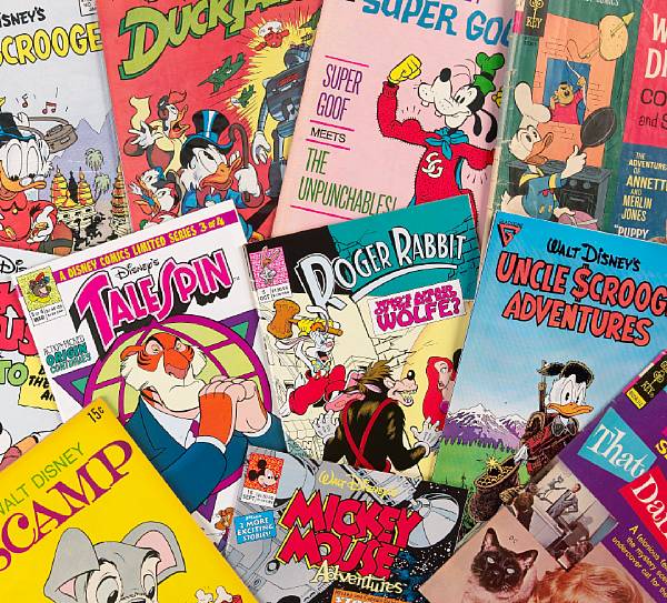 Appraisal: A huge collection of Disney comic books s- s Approximately