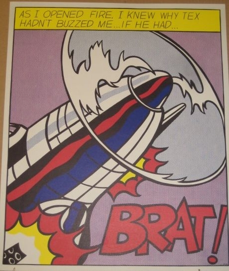 Appraisal: ROY LICHTENSTEIN As I Opened Fire Set of offset color