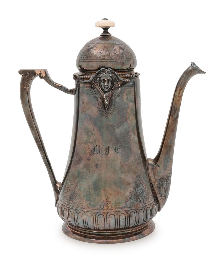 Appraisal: An American Silver Coffee Pot An American Silver Coffee Pot