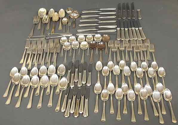 Appraisal: Sterling silver flatware service Gorham Fairfax to include each dinner