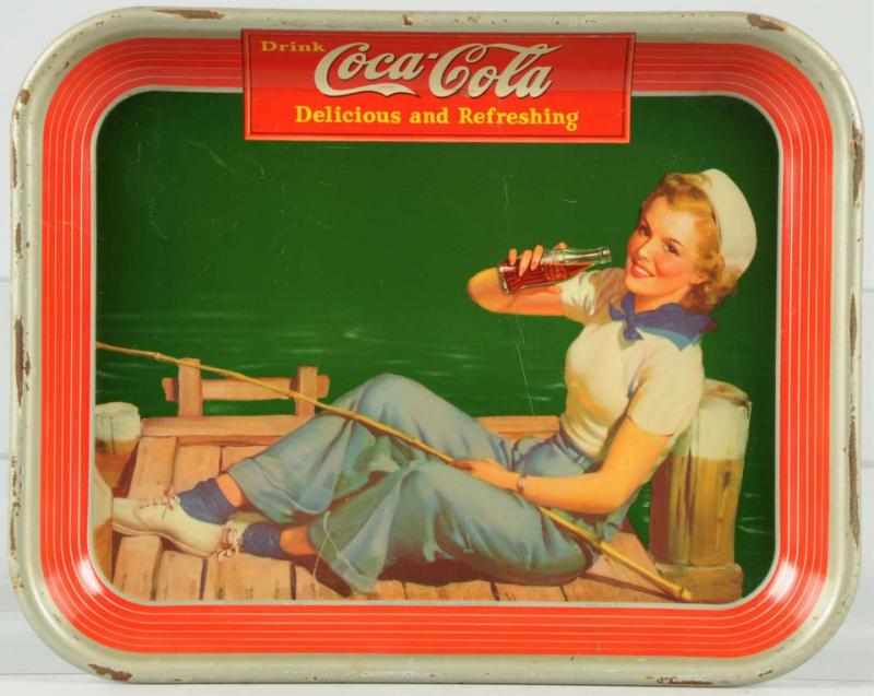 Appraisal: Coca-Cola Serving Tray Some rubs to rim and a few