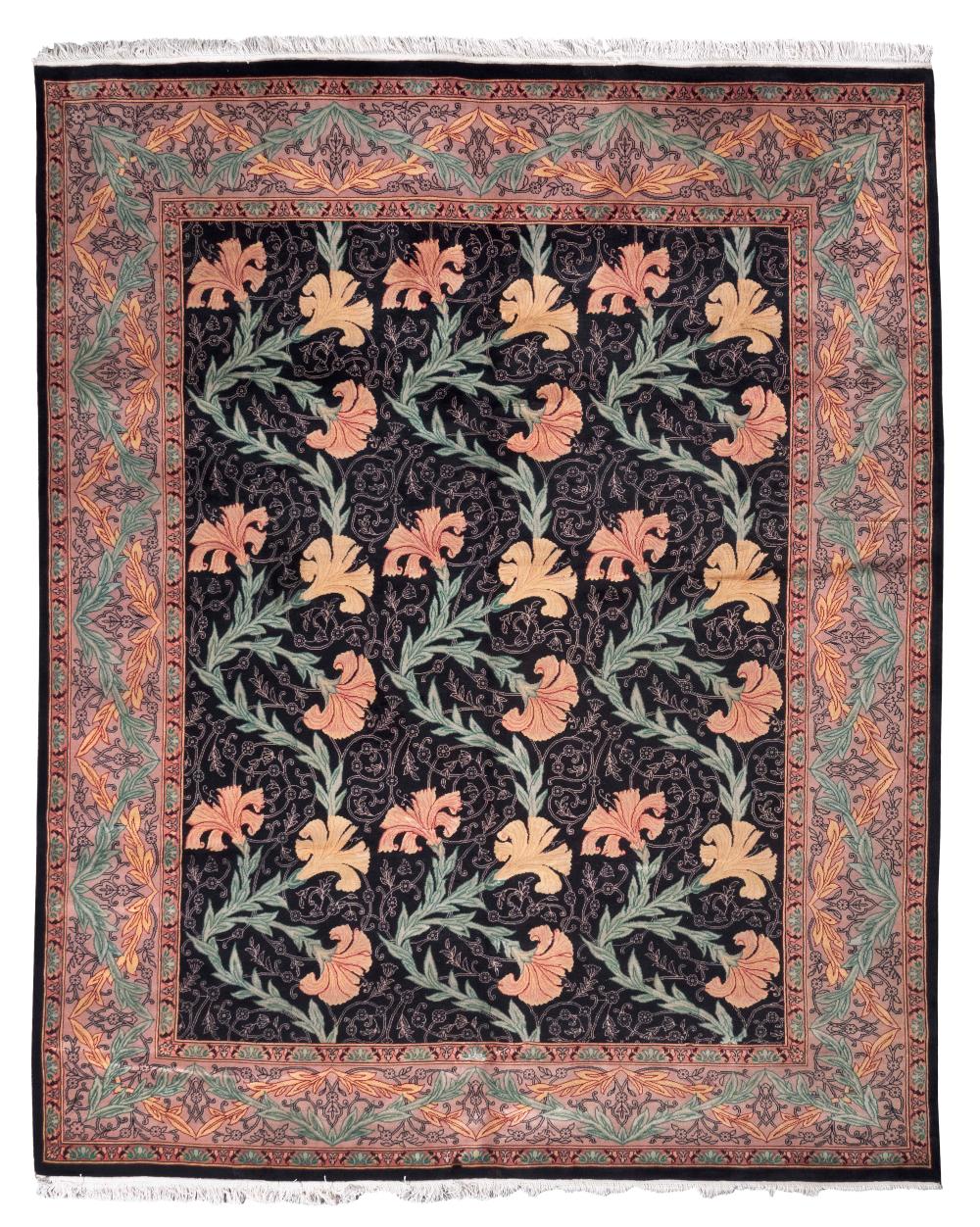 Appraisal: WILLIAM MORRIS DESIGN RUG X ST CENTURYWILLIAM MORRIS DESIGN RUG