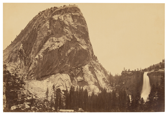 Appraisal: WATKINS CARLETON - Nevada Fall and Liberty Cap Albumen print