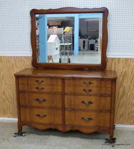 Appraisal: c Cherry Fruitwood Dresser w MirrorFrom an estate produced by