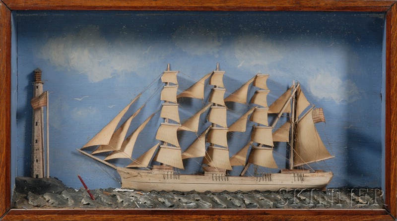 Appraisal: Diorama of the Ship WILLIAM P FRYE America early th