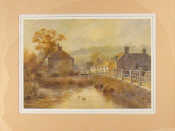 Appraisal: A watercolour titled 'Shoreham Sussex' label on reverse 'J Lawson