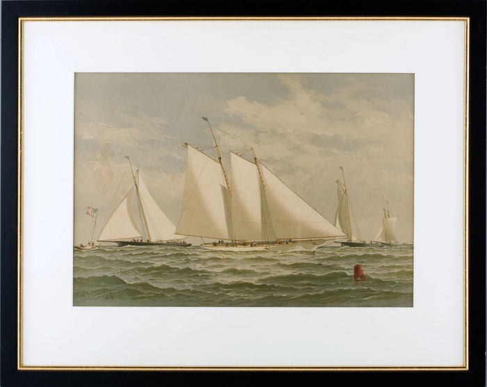 Appraisal: FREDERICK S COZZENS AMERICAN - THE YACHT quot AMERICA quot