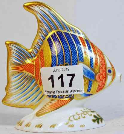 Appraisal: Royal Crown Derby Paperweight Pacific Angel Fish Boxed