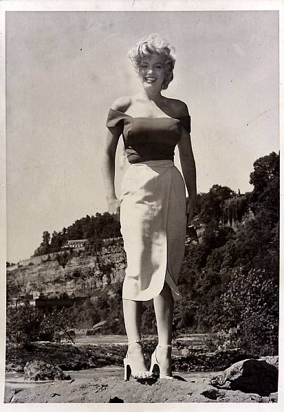 Appraisal: A Marilyn Monroe likely never-before-seen black and white snapshot Taken