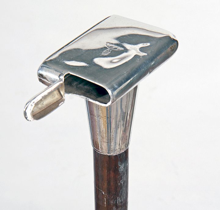 Appraisal: Sterling Cigarette Cane Exclusive on Bidsquare Ca - A marked