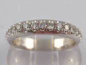 Appraisal: Cartier A French hallmarked platinum diamond eternity ring by Cartier