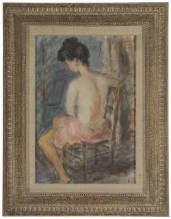 Appraisal: Robert Philipp New York - Nude Seated in a Chair