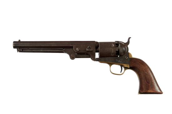 Appraisal: COLT MODEL NAVY REVOLVER caliber six-shot cylinder with engraved scene